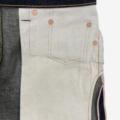 0605-BESP "Going To Battle" 18oz ID X Beige Selvedge Denim - Natural Tapered Fit -Fashion Menswear Store 18ozIDxBeigeNaturalTapered Indigo09 d2c44669 d154 4bf0 a1dd 8c622f2cf79f