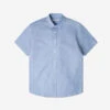 Aberlady Pineapple Fiber Shirt - Chambray 1 Aberlady Pineapple Fiber Shirt - Chambray -Fashion Menswear Store ABERLADYSSSHIRT LIGHTBLUE01 73c33f74 97e9 4fea b023 3bc6a3df1871