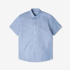 Aberlady Pineapple Fiber Shirt - Chambray