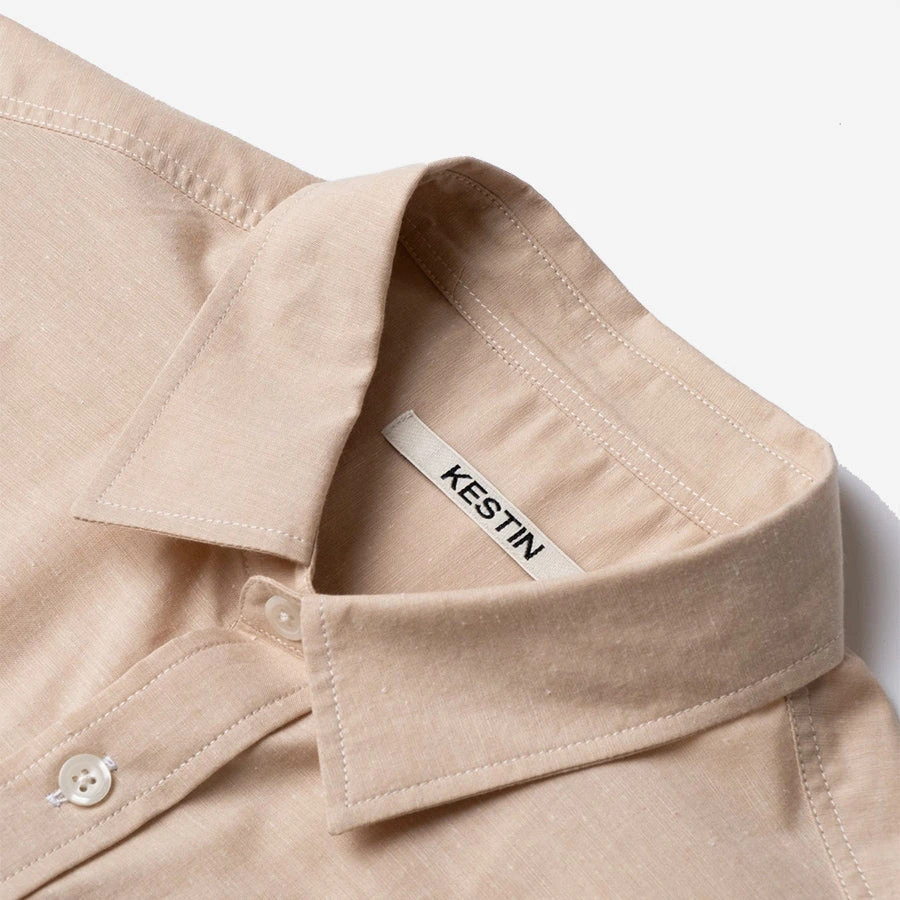 Aberlady Pineapple Fiber Shirt - Sand 4 Aberlady Pineapple Fiber Shirt - Sand - Image 2