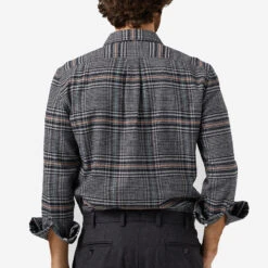 Abstract POW Plaid Flannel Shirt - Grey -Fashion Menswear Store ABSTRACT POW 0023 LM 14806 77967ba0 b374 4a73 a562 f57aadfc4a29