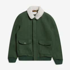 Cupar Classic Flight Jacket - Double Twill Green