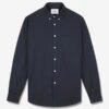 Atlantico Seersucker Long-Sleeve Shirt - Navy