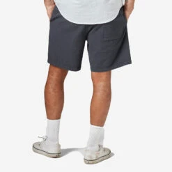 Atlantico Seersucker Easy Shorts - Navy -Fashion Menswear Store ATLANTICO SHORTS NAVY 1287