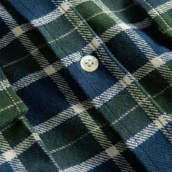 Foret Alaska Flannel Shirt - Navy Check -Fashion Menswear Store AlaskaFlannelShirt NavyCheck03 487ce700 3949 4e82 992d f8a8830f5fd7