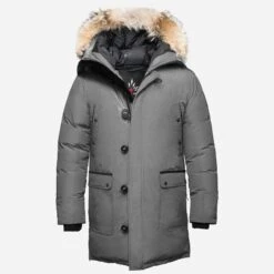 Alaska Long Parka - Steel Grey