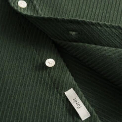 Foret Barley Heavy Twill Overshirt - Dark Green -Fashion Menswear Store BARLEYHEAVYTWILLOVERSHIRT DARKGREEN03