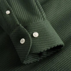 Foret Barley Heavy Twill Overshirt - Dark Green -Fashion Menswear Store BARLEYHEAVYTWILLOVERSHIRT DARKGREEN04
