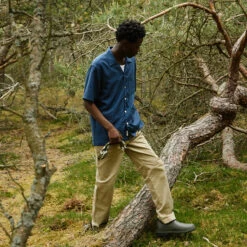 Foret Brook Twill Chino Pants - Khaki -Fashion Menswear Store BROOKCHINO KHAKI05