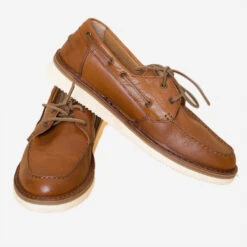 Boatflex Veg Tan Moccasin Boat Shoes - America Brown -Fashion Menswear Store BoatflexVegTanMoccasinBoatShoes AmericaBrown04 15bad7bb bb5b 4331 bd3e cceaf59316c8