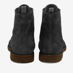 Bootflex Suede Derby Boots - Gunmetal Grey -Fashion Menswear Store BootflexSuedeDerbyBoots GunmetalGrey03