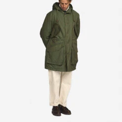 Boston Army Parka - Olive Green -Fashion Menswear Store BostonArmyParka Green04