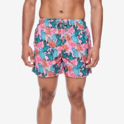 Mid Length Swim Shorts - Cactus Eyeballs