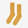 Colorful Standard Classic Organic Crew Socks - Burned Yellow -Fashion Menswear Store CLASSICORGANICSOCK BURNEDYELLOW01