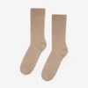 Colorful Standard Classic Organic Crew Socks - Desert Khaki -Fashion Menswear Store CLASSICORGANICSOCK DESERTKHAKI01