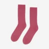 Colorful Standard Classic Organic Crew Socks - Raspberry Pink 1 Colorful Standard Classic Organic Crew Socks - Raspberry Pink -Fashion Menswear Store CLASSICORGANICSOCK RASPBERRYPINK01