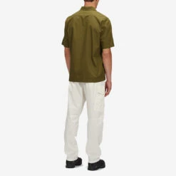 Cotton Rip-Stop Zipped Shirt - Bronze Green -Fashion Menswear Store COTTONRIP STOPZIPPEDSHIRT BronzeGreen04 82dc0c92 4842 4f9b b991 dc86338704d2