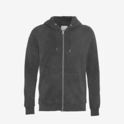 Colorful Standard Classic Organic Zip Hoodie - Faded Black