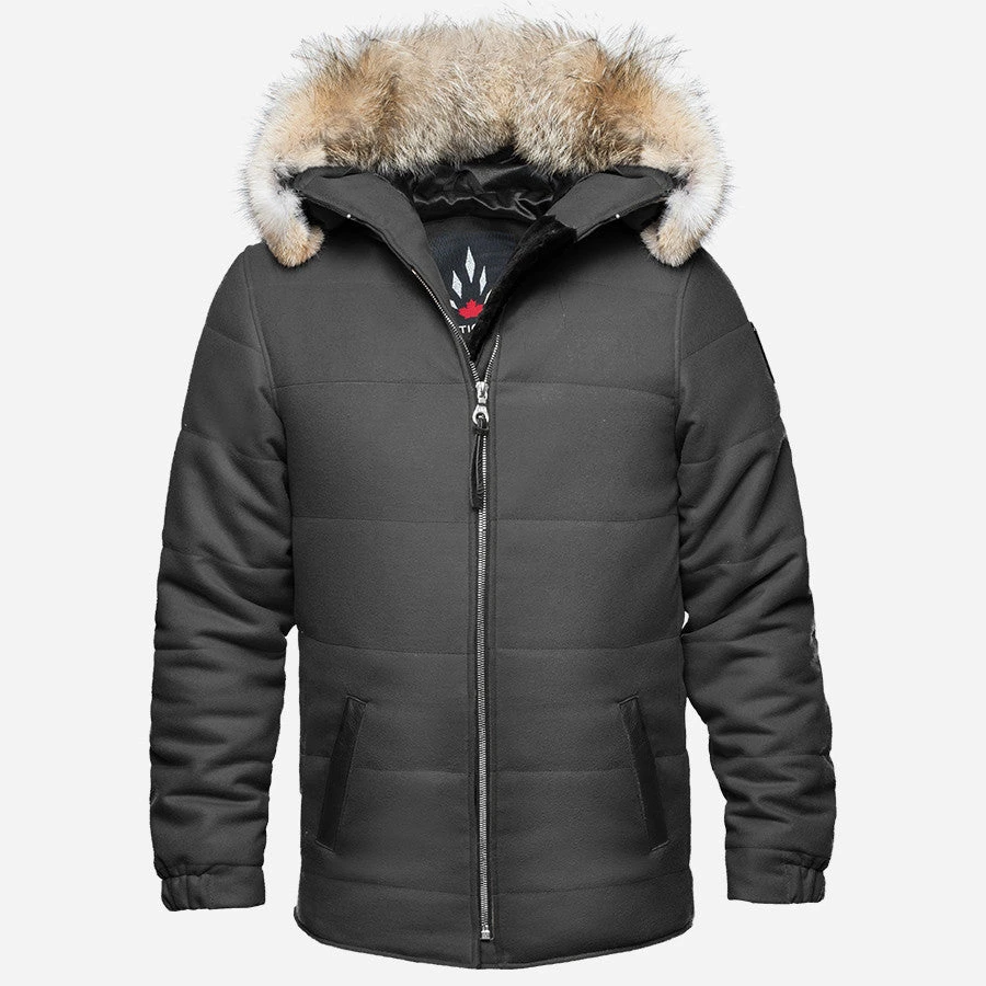 Cambridge Mid-Weight Parka - Charcoal 3 Cambridge Mid-Weight Parka - Charcoal