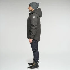 Cambridge Mid-Weight Parka - Black 16 Cambridge Mid-Weight Parka - Black -Fashion Menswear Store Cambridge Charcoal 07 a017ca50 f13c 4c33 815b 5c544f8a3c70