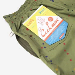 Chef Shorts - Olive Sauce Splash -Fashion Menswear Store ChefShorts OliveSauceSplash04 f8ffaab4 74cd 4acc 8ba2 80adf0cbb359