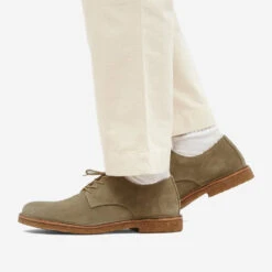 Cityflex Suede Derby Shoe - Military Green 13 Cityflex Suede Derby Shoe - Military Green -Fashion Menswear Store CityflexSuedeDerbyShoe Military06