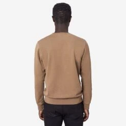 Colorful Standard Classic Organic Crew Sweatshirt - Pine Green -Fashion Menswear Store ClassicOrganicCrewSweatshirt SaharaCamel05 f092ff0b d012 4f97 9013 8b0ff2c45573