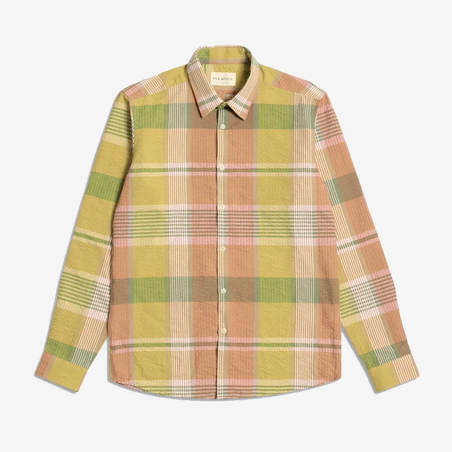Classic Check Seersucker Shirt - Multi-Colour 3 Classic Check Seersucker Shirt - Multi-Colour