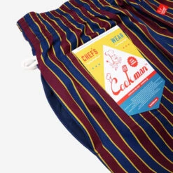Chef Pants - Red College Stripe 19 Chef Pants - Red College Stripe -Fashion Menswear Store CookmanChefPants CollegeStripe Red09