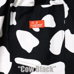 Chef Pants - Black Cow -Fashion Menswear Store CookmanChefPants Cow Black07