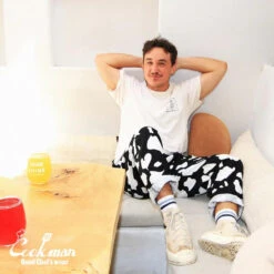 Chef Pants - Black Cow -Fashion Menswear Store CookmanChefPants Cow Black10