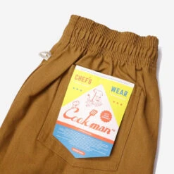 Chef Pants - Brown Duck Canvas -Fashion Menswear Store CookmanChefPants DuckCanvas Brown06