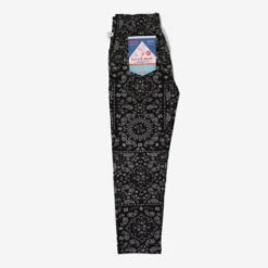 Waiter's Pants - Black Paisley