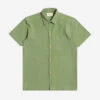 Costa Seersucker S/S Shirt - Turf Green