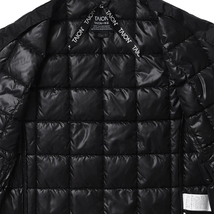 Crew Neck Button Down Jacket - Grey 13 Crew Neck Button Down Jacket - Grey - Image 11