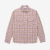Crosscut Flannel - Mauve Slub Check -Fashion Menswear Store CrosscutFlannel MauveSlubCheck01 42e7dee2 8c94 4386 8617 f82ef15d71ad