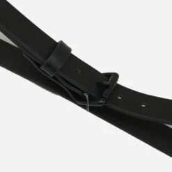 Daily 11oz Leather Belt - Black/Black -Fashion Menswear Store Daily 11oz Leather Belt Black Black 02