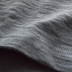 Double Slub Long-Sleeve T-Shirt - Ash Charcoal -Fashion Menswear Store DoubleSlubLong SleeveT Shirt AshCharcoal04