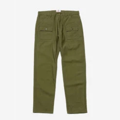 Drawstring Trek Pants - Back Sateen Olive