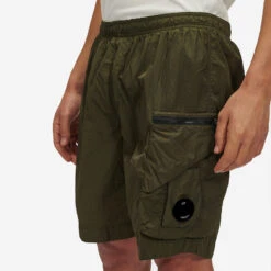 Eco-Chrome R Utility Lens Swim Shorts - Ivy Green -Fashion Menswear Store ECO CHROMERUTILITYSWIMSHORTS IvyGreen06 62b46df2 a943 4011 8a17 84d6b55b770a