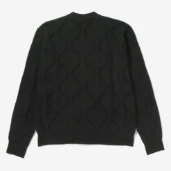 Ecopet Quilting Cardigan - Black -Fashion Menswear Store ECOPETQUILTINGCARDIGAN Black11