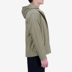 NB Essentials Reimagined Woven Coaches Jacket - Covert Green -Fashion Menswear Store EssentialsReimaginedWovenJacket CovertGreen04