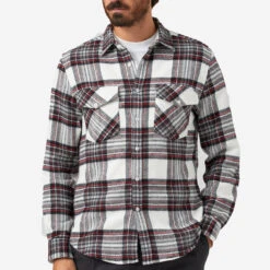 Frosk Plaid Flannel Overshirt - White/Red -Fashion Menswear Store FROSK CHECK OVERSHIRT 0606 LM 12601 e6e3bc52 b19e 4a0a a095 10396b71b2d5