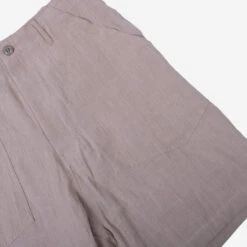 Fatigue Shorts - Khaki Linen -Fashion Menswear Store FatigueShorts KhakiLinen03