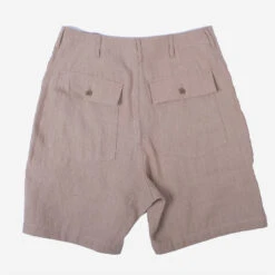Fatigue Shorts - Khaki Linen -Fashion Menswear Store FatigueShorts KhakiLinen04