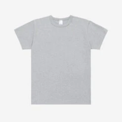 Heavyweight Plain T-Shirt - Heather Grey (v2)