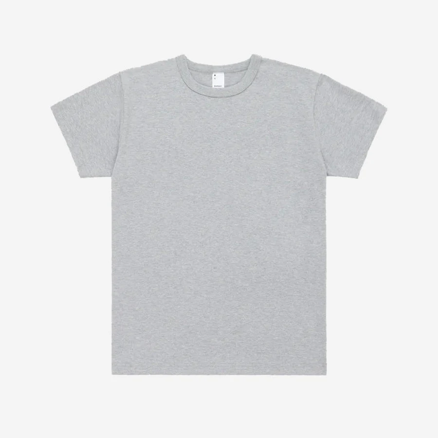 Heavyweight Plain T-Shirt - Heather Grey (v2) 3 Heavyweight Plain T-Shirt - Heather Grey (v2)