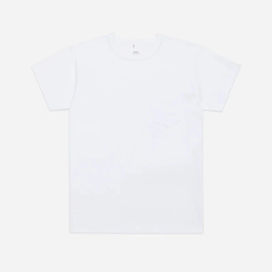 Heavyweight Pocket T-Shirt - White (v2) 3 Heavyweight Pocket T-Shirt - White (v2)