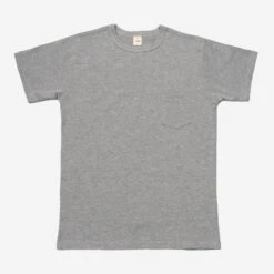 Heavyweight Pocket T-Shirt - Heather Grey (v1)