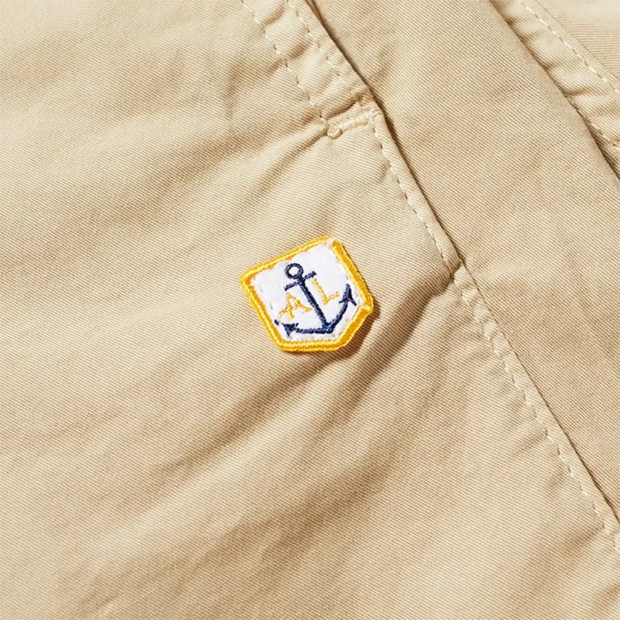 Armor-Lux Heritage Drawstring Easy Shorts - Beige 4 Armor-Lux Heritage Drawstring Easy Shorts - Beige - Image 2